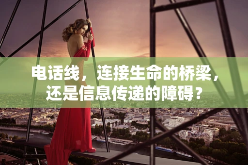 电话线，连接生命的桥梁，还是信息传递的障碍？