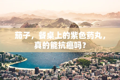 茄子，餐桌上的紫色药丸，真的能抗癌吗？