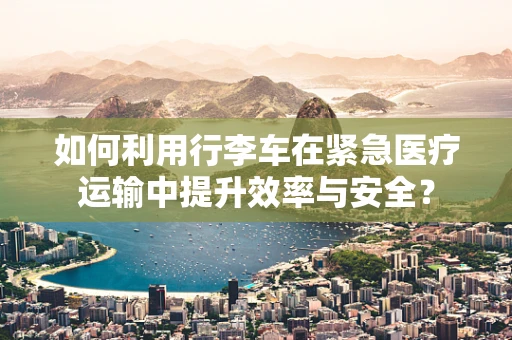 如何利用行李车在紧急医疗运输中提升效率与安全？