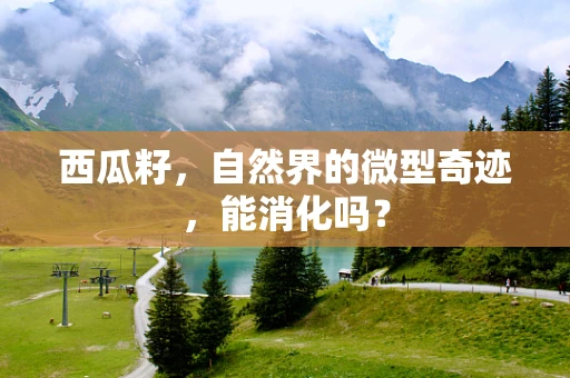 西瓜籽，自然界的微型奇迹，能消化吗？