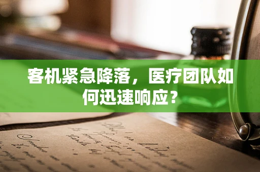 客机紧急降落，医疗团队如何迅速响应？