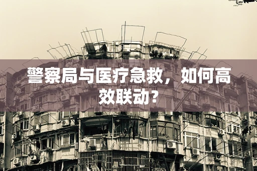 警察局与医疗急救，如何高效联动？