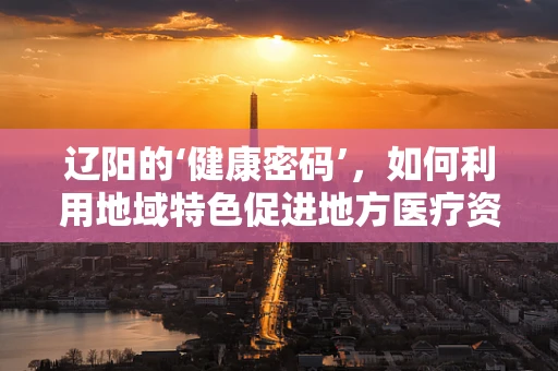辽阳的‘健康密码’，如何利用地域特色促进地方医疗资源优化？