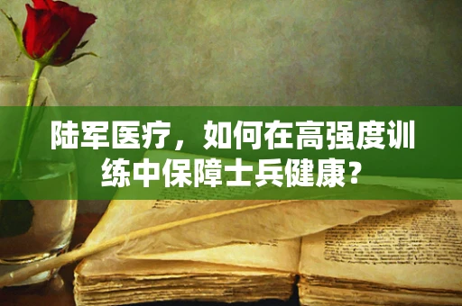 陆军医疗，如何在高强度训练中保障士兵健康？
