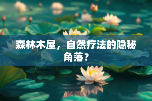 森林木屋，自然疗法的隐秘角落？
