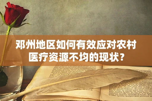 邓州地区如何有效应对农村医疗资源不均的现状？