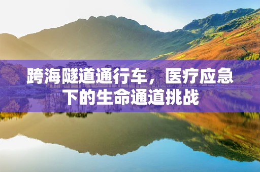 跨海隧道通行车，医疗应急下的生命通道挑战