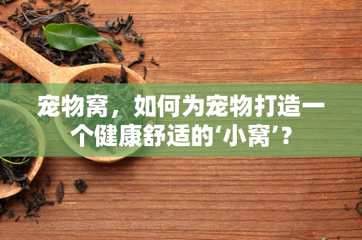 宠物窝，如何为宠物打造一个健康舒适的‘小窝’？