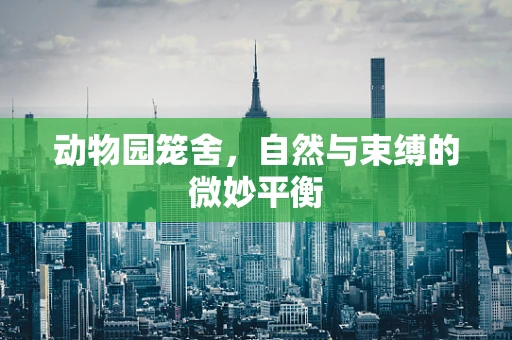 动物园笼舍，自然与束缚的微妙平衡