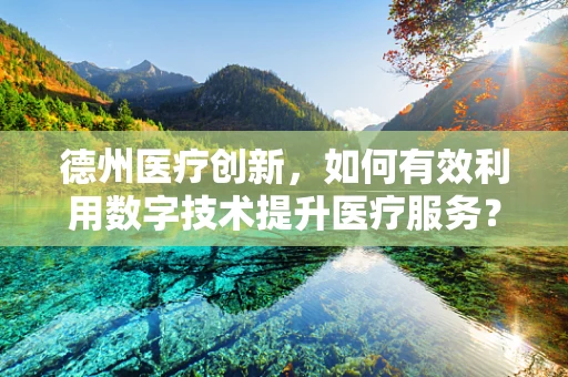 德州医疗创新，如何有效利用数字技术提升医疗服务？