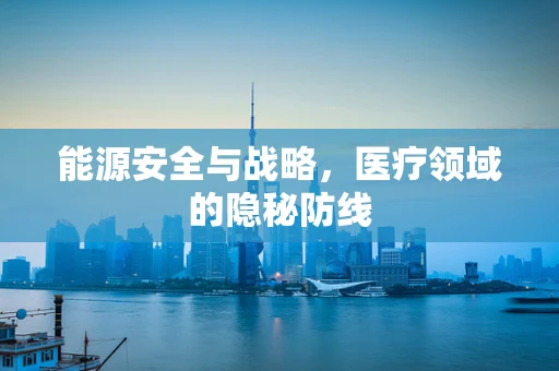 能源安全与战略，医疗领域的隐秘防线