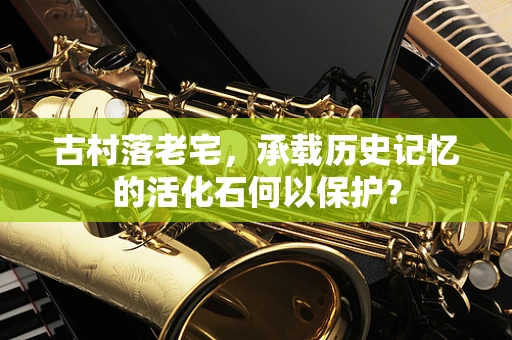 古村落老宅，承载历史记忆的活化石何以保护？