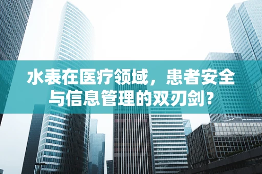 水表在医疗领域，患者安全与信息管理的双刃剑？