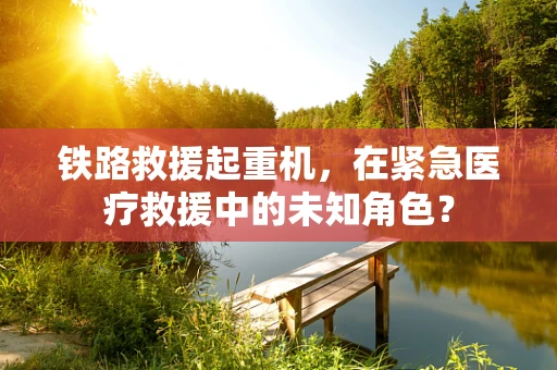 铁路救援起重机，在紧急医疗救援中的未知角色？
