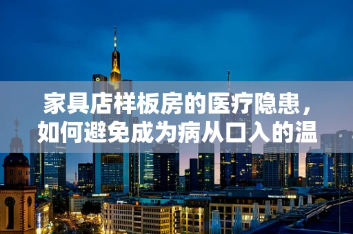 家具店样板房的医疗隐患，如何避免成为病从口入的温床？