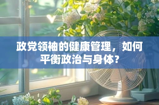 政党领袖的健康管理，如何平衡政治与身体？