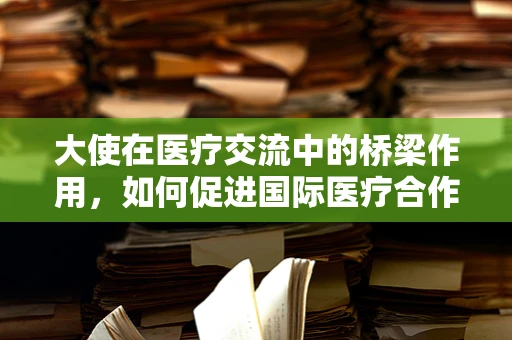 大使在医疗交流中的桥梁作用，如何促进国际医疗合作？