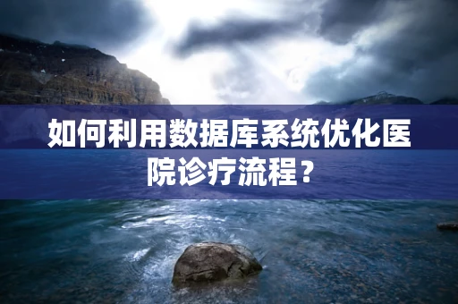 如何利用数据库系统优化医院诊疗流程？