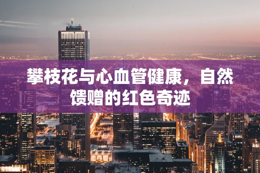 攀枝花与心血管健康，自然馈赠的红色奇迹