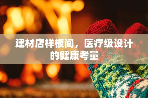 建材店样板间，医疗级设计的健康考量