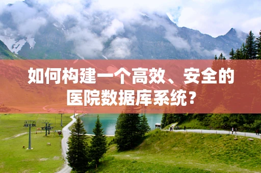 如何构建一个高效、安全的医院数据库系统？