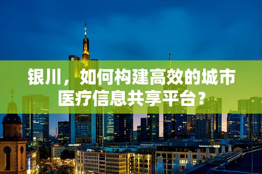 银川，如何构建高效的城市医疗信息共享平台？