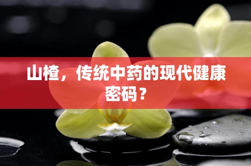 山楂，传统中药的现代健康密码？