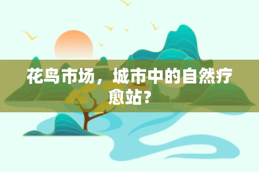 花鸟市场，城市中的自然疗愈站？