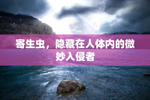 寄生虫，隐藏在人体内的微妙入侵者