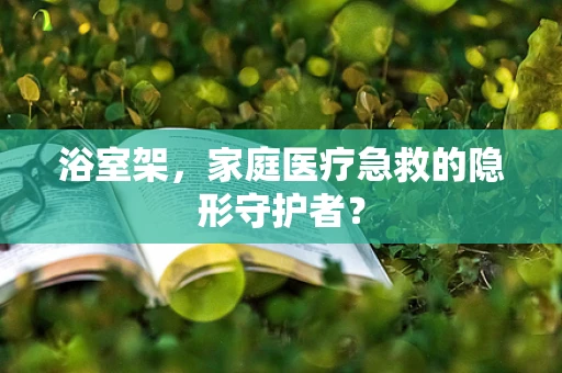 浴室架，家庭医疗急救的隐形守护者？
