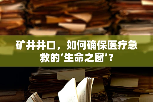 矿井井口，如何确保医疗急救的‘生命之窗’？