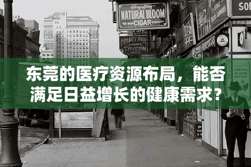 东莞的医疗资源布局，能否满足日益增长的健康需求？
