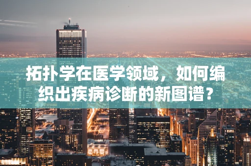 拓扑学在医学领域，如何编织出疾病诊断的新图谱？
