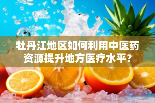 牡丹江地区如何利用中医药资源提升地方医疗水平？