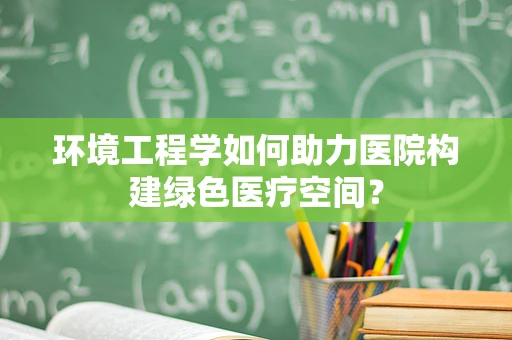 环境工程学如何助力医院构建绿色医疗空间？