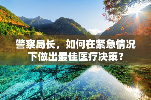 警察局长，如何在紧急情况下做出最佳医疗决策？
