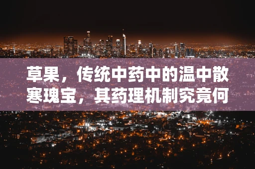 草果，传统中药中的温中散寒瑰宝，其药理机制究竟何在？