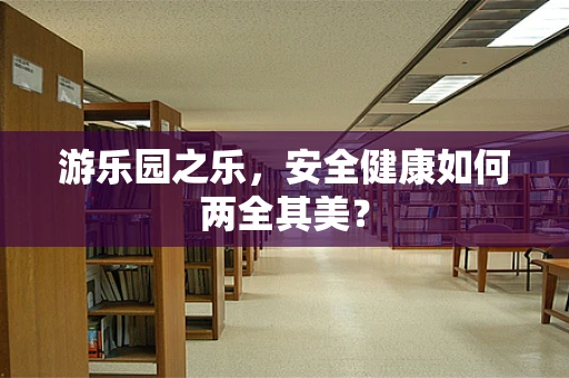 游乐园之乐，安全健康如何两全其美？