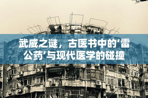 武威之谜，古医书中的‘雷公药’与现代医学的碰撞