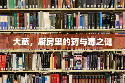 大葱，厨房里的药与毒之谜