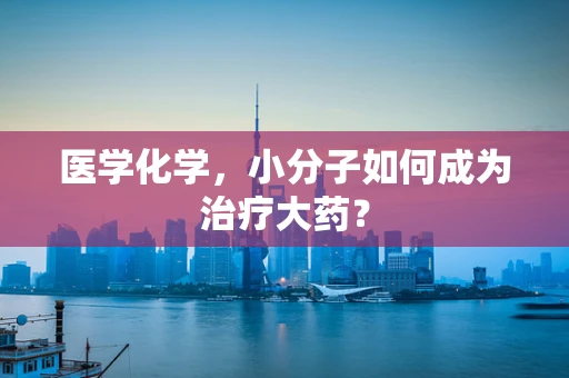 医学化学，小分子如何成为治疗大药？