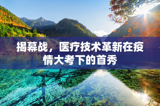 揭幕战，医疗技术革新在疫情大考下的首秀