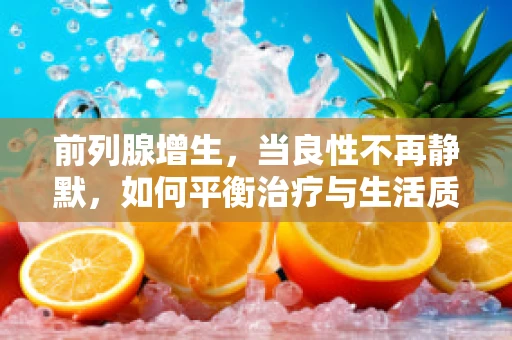 前列腺增生，当良性不再静默，如何平衡治疗与生活质量？