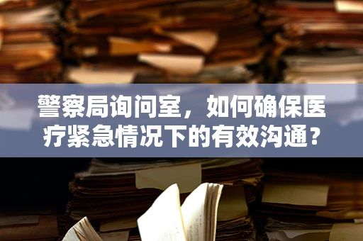警察局询问室，如何确保医疗紧急情况下的有效沟通？