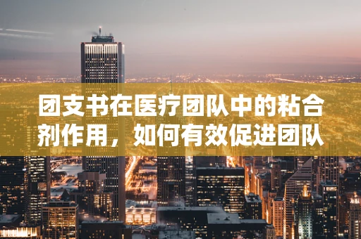 团支书在医疗团队中的粘合剂作用，如何有效促进团队协作与沟通？