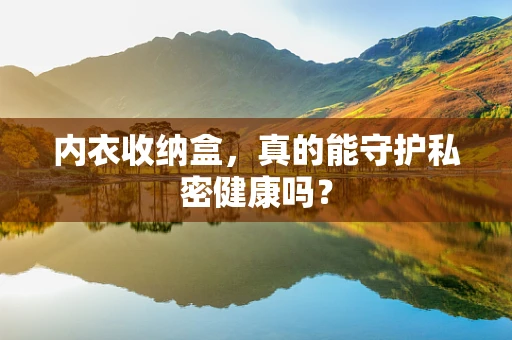 内衣收纳盒，真的能守护私密健康吗？