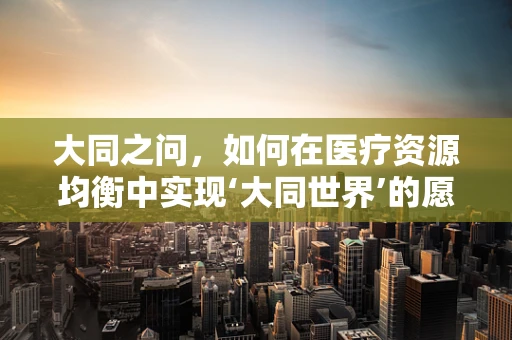 大同之问，如何在医疗资源均衡中实现‘大同世界’的愿景？