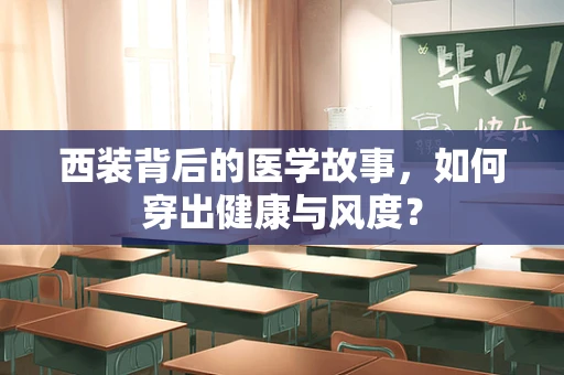 西装背后的医学故事，如何穿出健康与风度？