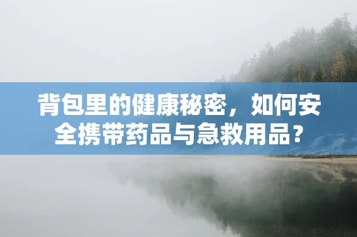 背包里的健康秘密，如何安全携带药品与急救用品？