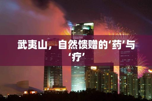 武夷山，自然馈赠的‘药’与‘疗’